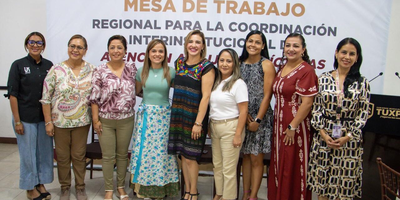 Tuxpan fortalece la coordinación interinstitucional para garantizar atención integral a mujeres víctimas de violencia