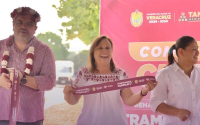 Anuncia Rocío Nahle inicio de la rehabilitación en la carretera Tantoyuca-Pánuco