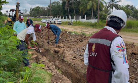 Anuncia CAEV obra hidráulica para optimizar el suministro de agua en Pueblo Viejo