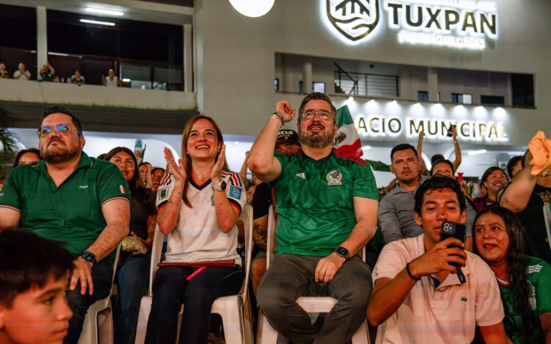 Daniel Cortina reúne a miles de tuxpeños para apoyar a la Selección Mexicana