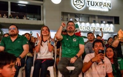 Daniel Cortina reúne a miles de tuxpeños para apoyar a la Selección Mexicana