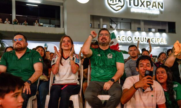 Daniel Cortina reúne a miles de tuxpeños para apoyar a la Selección Mexicana