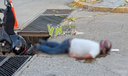 Motociclista termina en el hospital tras caer en alcantarilla en rehabilitación en Álamo