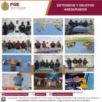 Como resultado de 40 cateos, 40 personas fueron detenidas en 29 municipios de Veracruz