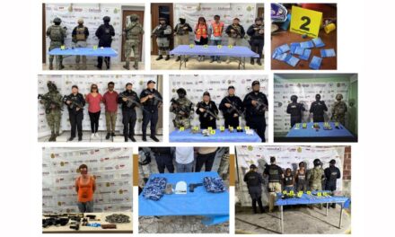 Tras 37 cateos, 25 personas fueron detenidas en 27 municipios de Veracruz