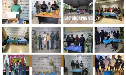 30 detenidos en 42 cateos, resultado del despliegue operativo ministerial en 31 municipios de Veracruz