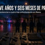 Dan nueve años y medio de prisión a cuatro detenidos tras enfrentamiento en Álamo