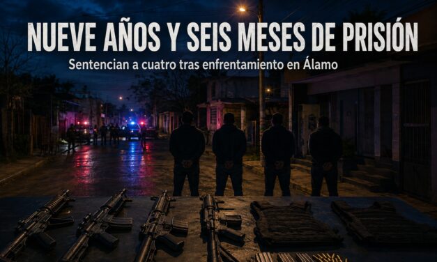 Dan nueve años y medio de prisión a cuatro detenidos tras enfrentamiento en Álamo