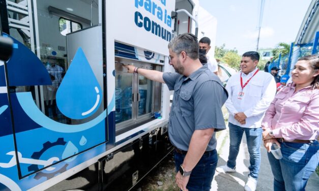 LLEGA A TUXPAN LA PLANTA PURIFICADORA MÓVIL