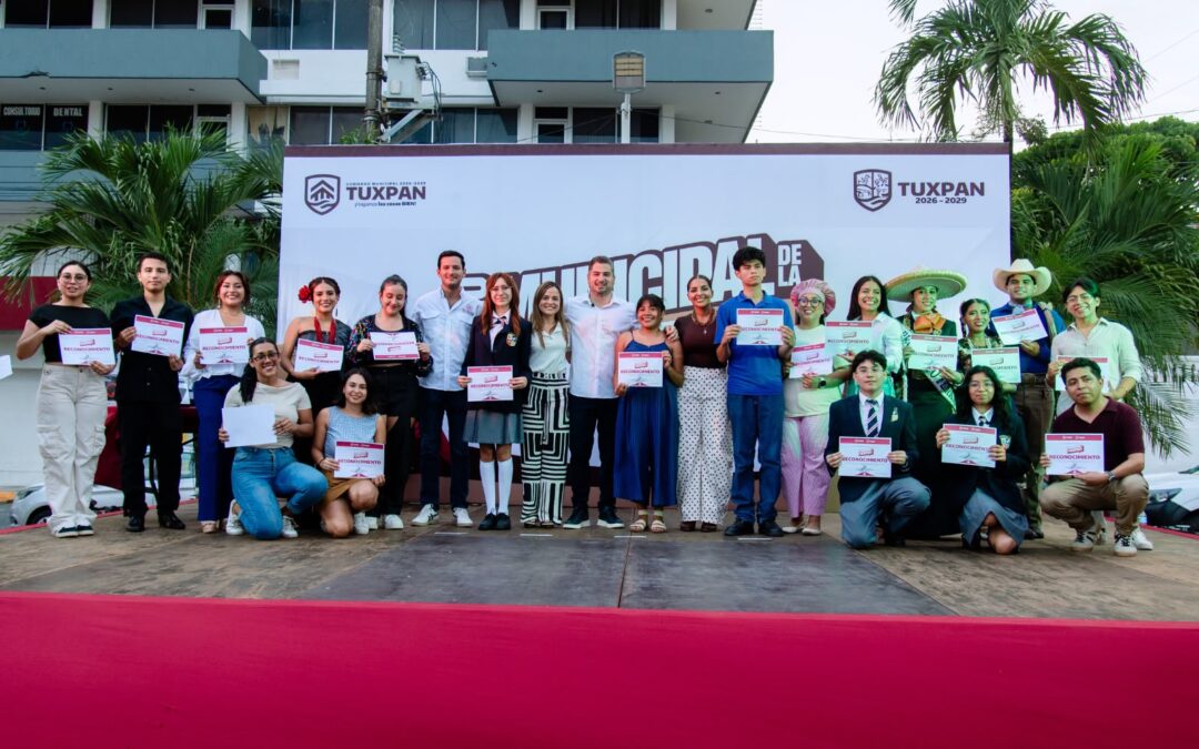 Premio Municipal de la Juventud 2026 reconoce el talento de las y los jóvenes tuxpeños