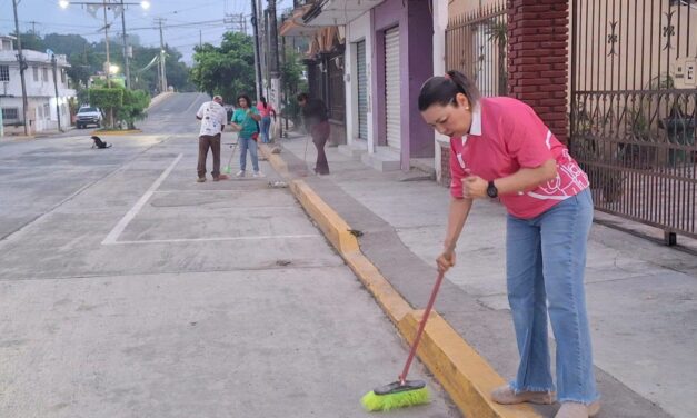 Promueve el DIF de Álamo la cultura de la limpieza a través del programa Barretón