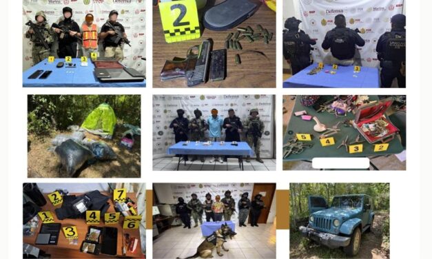 39 cateos en 33 municipios de Veracruz dejan 47 detenidos y fortalecen acciones contra el delito