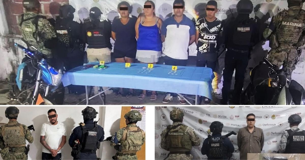 48 personas detenidas y más de 270 dosis de sustancias ilícitas aseguradas, del 18 al 21 de septiembre