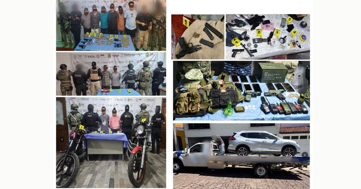 51 cateos en 33 municipios de Veracruz dejan 42 detenidos y fortalecen acciones contra el delito
