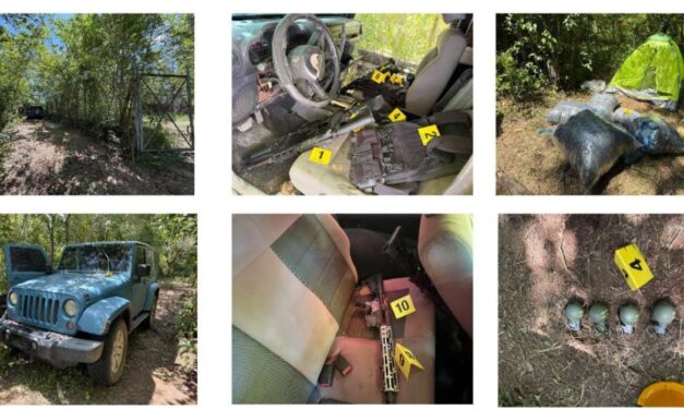 Aseguran armas, granadas y más de 59 mil dosis de sustancias prohibidas durante cateo en Tempoal