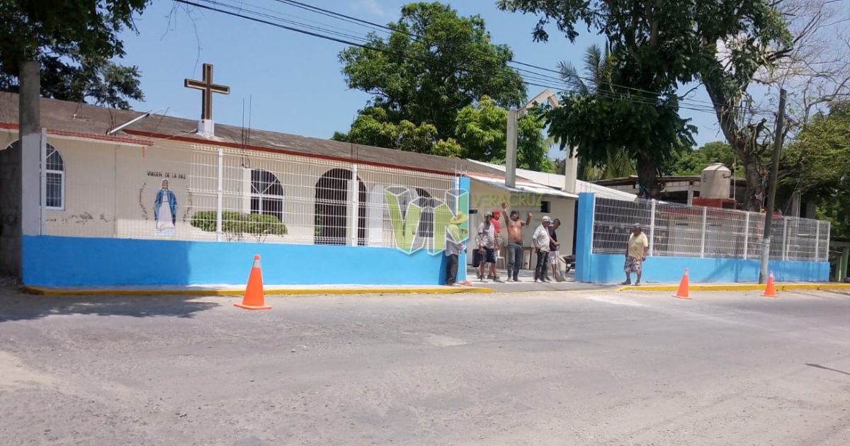 Álamo: Estrenan barda perimetral en la capilla de la comunidad «La Tortuga»
