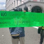 Expolicías vuelven a cerrar Enríquez: “Ya no queremos más mesas, queremos que nos paguen”