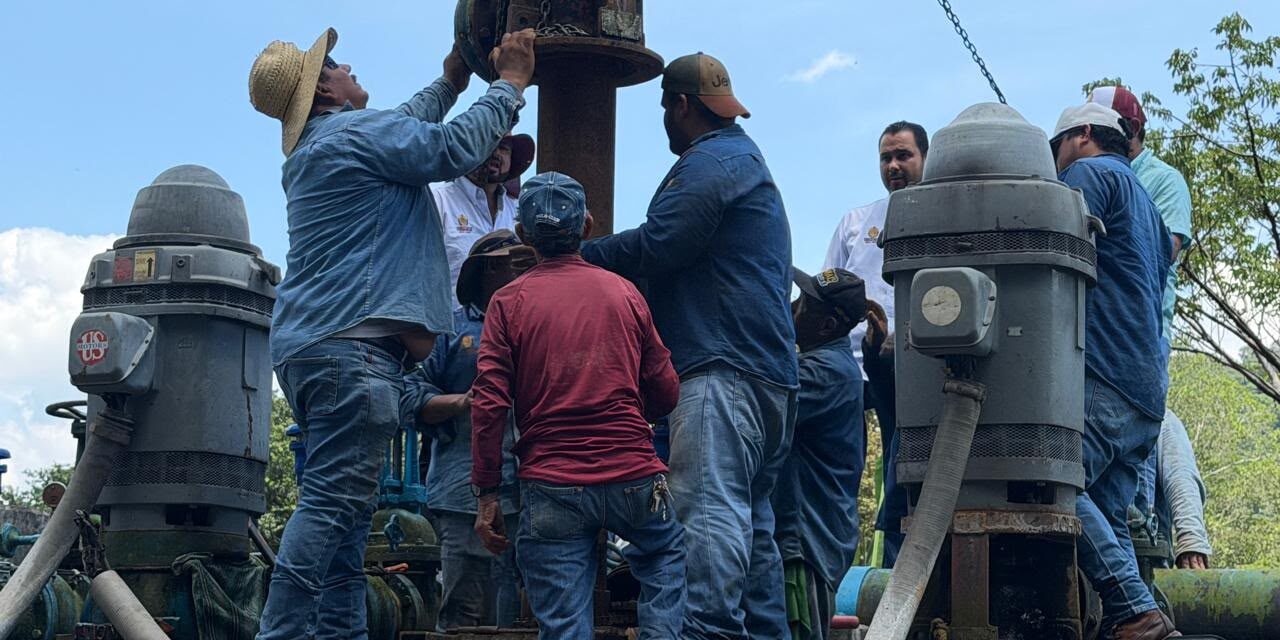 Incrementa CAEV a 180 litros por segundo el flujo de agua en Martínez de la Torre