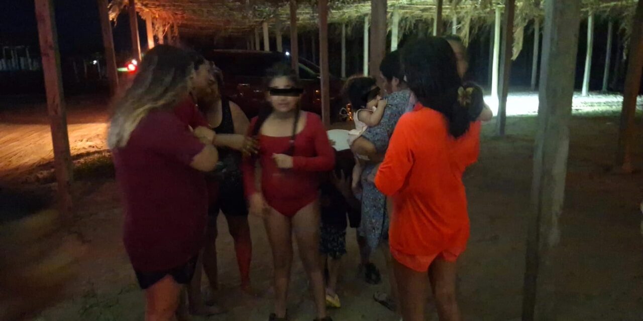 Localizan a salvo a dos menores reportados en Playa Mis Amores en el municipio de Tuxpan