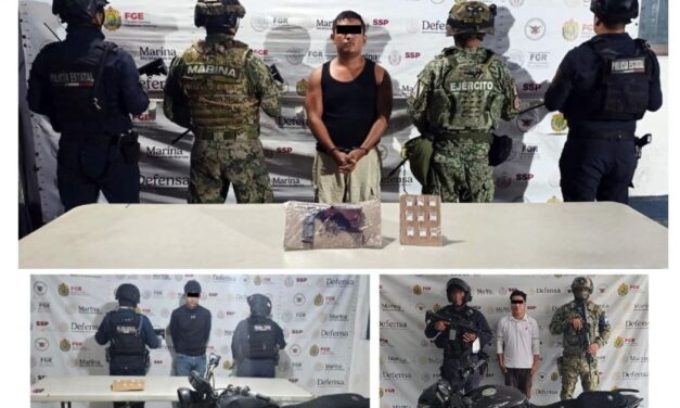 Operativos logran detención de 30 personas y se aseguran más de 180 dosis de presuntas sustancias ilícitas