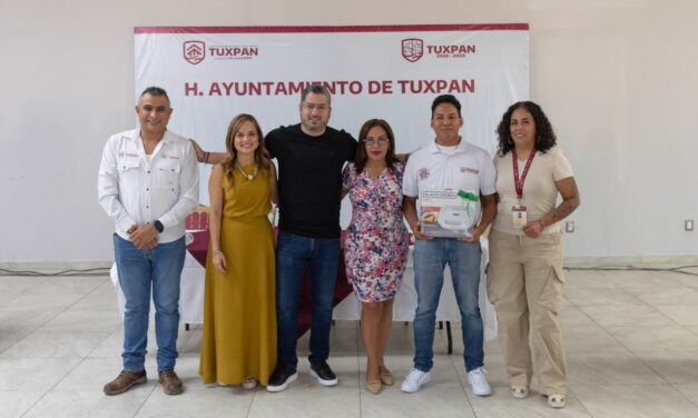 Reconocen la entrega y vocación de Protección Civil Tuxpan