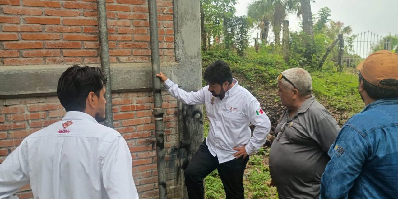 Supervisa CAEV sistema de abastecimiento de agua en Tempoal