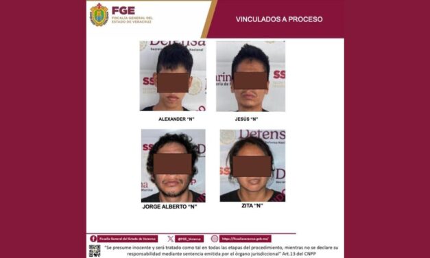 4 personas vinculadas a proceso por extorsión y secuestro en Poza Rica
