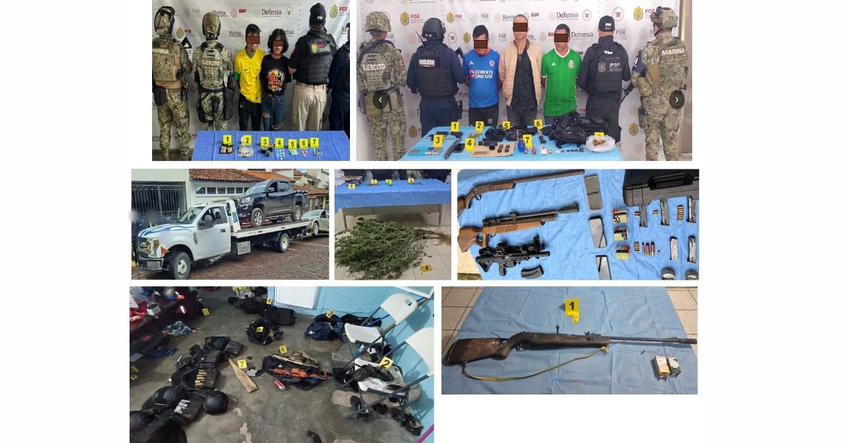 47 cateos en 30 municipios de Veracruz deja 38 detenidos