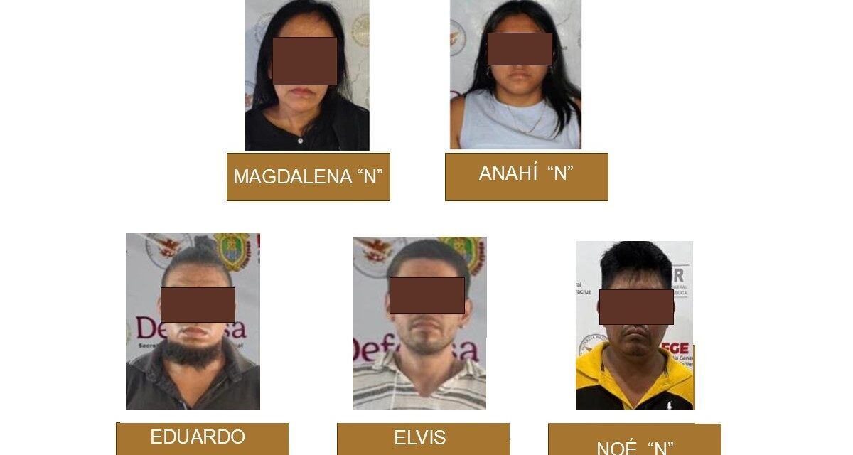 Cinco imputados por extorsión enfrentan procesos penales en Veracruz