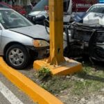 Colisión entre patrulla municipal y vehículo particular deja lesionados en Poza Rica