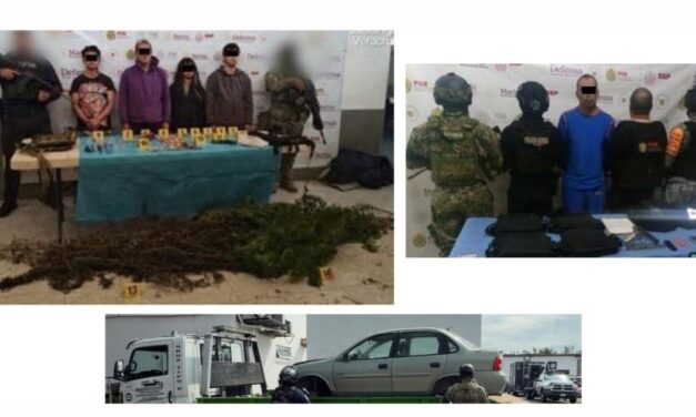 Despliegue de fuerzas de seguridad en 18 municipios deja 56 detenidos, armas y dosis droga asegurada