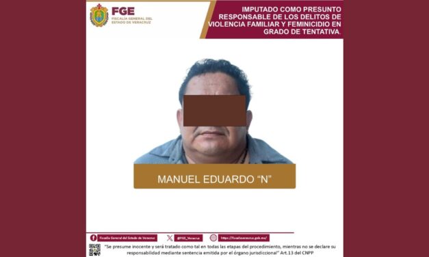 Dictan prisión preventiva por violencia familiar y tentativa de feminicidio en Gutiérrez Zamora