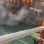 Dos alumnos requieren auxilio tras quema de torito en primaria de Tantoyuca