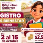 Del 02 al 15 de octubre inicia el registro para la Beca Rita Cetina 2026