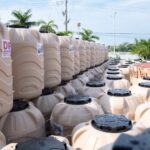Tuxpan: Llega apoyo directo a los hogares con la entrega de 192 tinacos del programa Tinacos a Bajo Costo