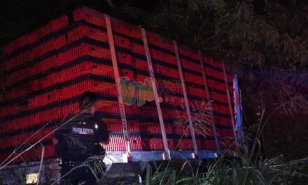Álamo: Localizan camión abandonado tras presunto ataque armado en la Tuxpan-Tampico