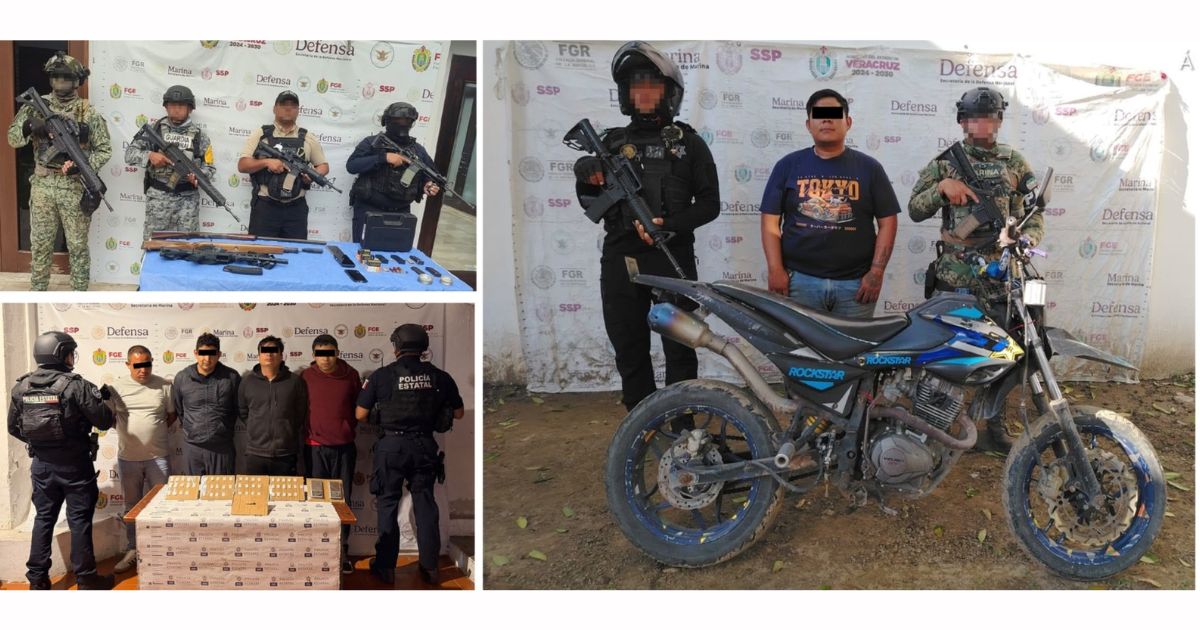 Operativos de fin de semana en Veracruz dejan 27 detenidos y objetos aseguradas
