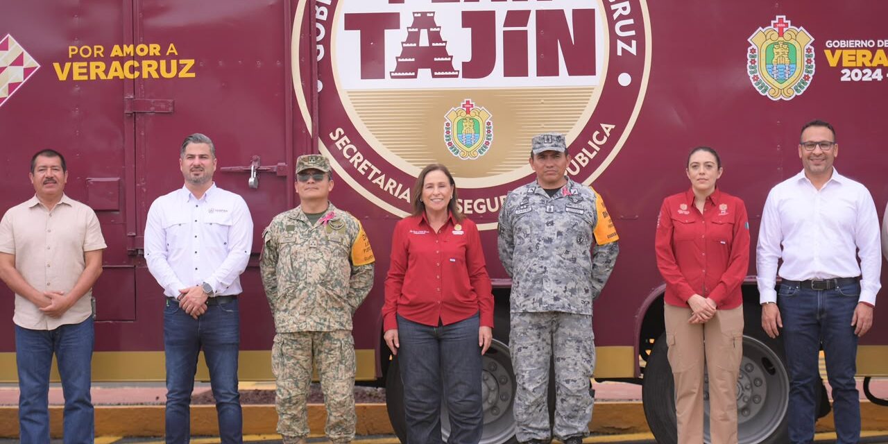 ROCÍO NAHLE Y DANIEL CORTINA REFUERZAN COORDINACIÓN PARA PROTEGER A LAS FAMILIAS DEL NORTE DE VERACRUZ