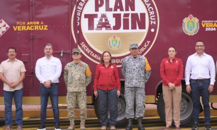 ROCÍO NAHLE Y DANIEL CORTINA REFUERZAN COORDINACIÓN PARA PROTEGER A LAS FAMILIAS DEL NORTE DE VERACRUZ