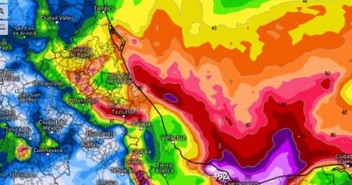 Se mantiene estacionario Frente Frío 2 en el Golfo de México; continuarán las lluvias y el evento de Norte en Veracruz