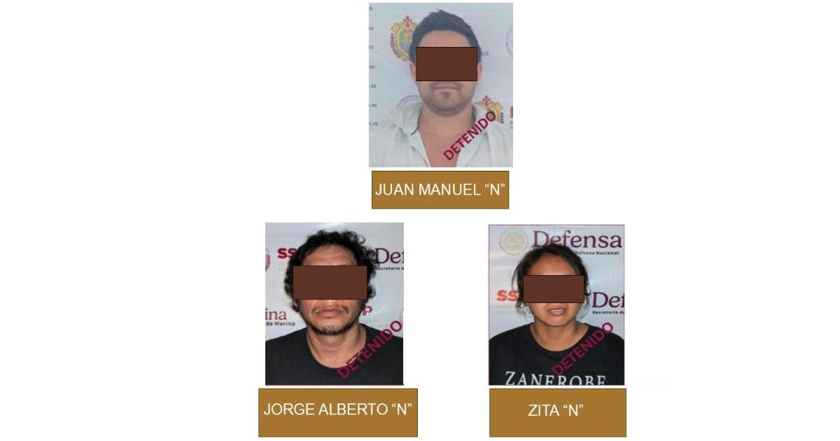 Tres personas enfrentan cargos por secuestro y extorsión en el norte de Veracruz