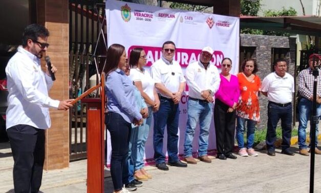 CAEV inaugura línea de conducción de agua potable en Naranjos