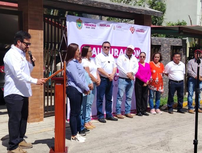 CAEV inaugura línea de conducción de agua potable en Naranjos