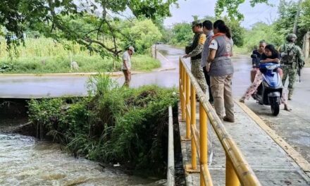 Vigilan ríos y arroyos de Álamo ante las lluvias