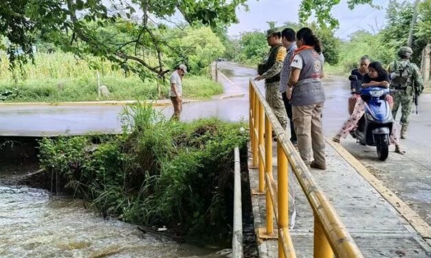 Vigilan ríos y arroyos de Álamo ante las lluvias